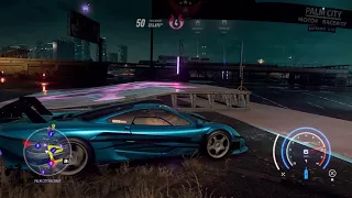 NFS Heat Gameplay Survive going through Spikestrips MrLaren F1 mission