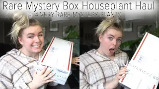 RARE MYSTERY BOX HOUSEPLANT HAUL! 4 Very Rare Mystery Plants!