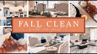 2022 FALL CLEAN WITH ME | cleaning motivation + fall deep clean part 1