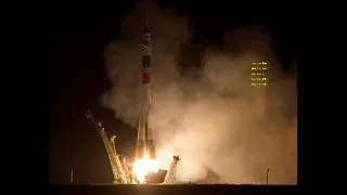 Soyuz Rocket Blasts Off to Station With Multinational Crew