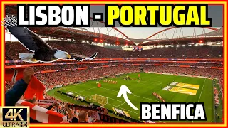 Going to a Benfica Football Game at Luz Stadium | Lisbon, Portugal [4K]