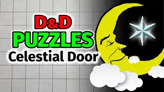 Solve the Riddle and Unlock the Celestial Door - DnD Puzzle Ideas - D&D Puzzles