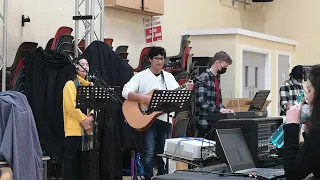 How Low Was Our Redeemer Brought - cover by Aaron and Mikaela de Juan