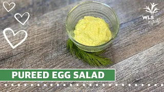 Pureed Egg Salad, Savory Bariatric Puree Recipe