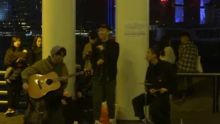 There's Nothing Holding Me Back / Payphone (Covered by Nothing Special) @TST Pier Busking 2018.11.15