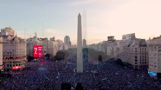 Argentina Campeón del Mundo 2022 - Festejo Drone