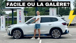 Comment se passe un départ en vacances en BMW iX1 (100% électrique)?