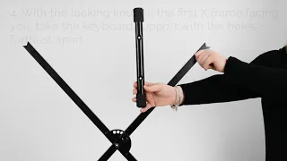 How To Build the Axus Double Braced Keyboard Stand Instructions - KXS02