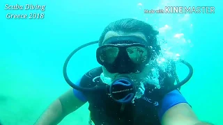 Scuba diving in the Aegean See - Leptokaria