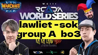 LAWLIET vs SOK - Группа A - лучшие игры турнира в Германии RCADIA World Series Warcraft 3