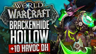 Havoc DH +10 Brackenhide Hollow Mythic+ | Havoc Demon Hunter Dragonflight Season 4