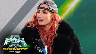 Becky Lynch promises Rhea Ripley the biggest upset of all-time: WrestleMania XL Kickoff 2024