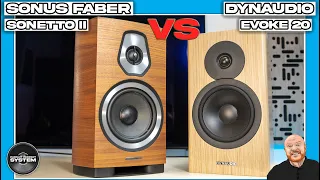 Dynaudio Evoke 20 VS Sonus Faber Sonetto II HiFi Speakers Sound DEMO