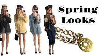 What I Wore/Spring Trends (Vintage Chanel and Flower Pins!)