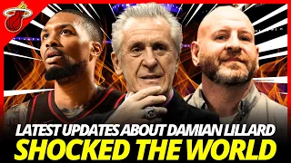 CAME OUT NOW! PAT RILEY CONFIRMS! LATEST UPDATES ABOUT DAMIAN LILLARD! MIAMI SPORTS NEWS #miamiheat