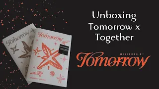 Распаковка альбома TXT minisode 3: TOMORROW / Unboxing TOMORROW X TOGETHER minisode 3: TOMORROW