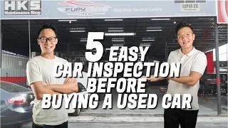 USED CAR INSPECTION - 5 EASY STEPS