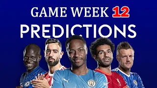EPL GW12 Score Prediction: Premier League Gameweek 12 Data Analysis