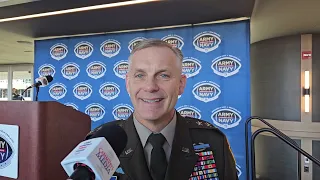 Lt. Gen. Steve Gilland, West Point Supe at 2023 Army Navy Game Media Day On College Football