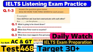 IELTS Listening Practice Test 2024 with Answers [Real Exam - 468 ]