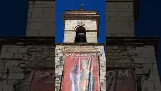 Il magnifico campanone di Trasacco suona a distesa durante la Festa Patronale