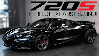 BEST SOUNDING MCLAREN?!!! 720s with Valvetronic Designs Exhaust + Stock Downpipes