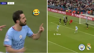 Bernardo Silva Header Goal vs Real Madrid??⚽😂😂