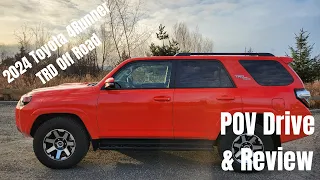 2024 Toyota 4Runner TRD Off Road - A Vintage Wonder - POV Drive