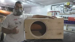 Короб под 15 сабвуфер своими руками Box for 15 diy subwoofer