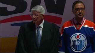 Rogers Place welcomes 12 new Canadian citizens with pregame ceremony