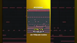 BEST Piano Roll Shortcuts | FL Studio Tutorial #shorts