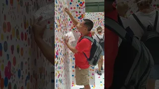 Tate Modern. Obliteration Room, by Yayoi Kusama