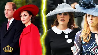 The relationships between William, Kate, Beatrice and Eugenie became strained