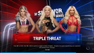 WWE 2K22 | ALEXA BLISS VS MANDY ROSE VS CARMELLA