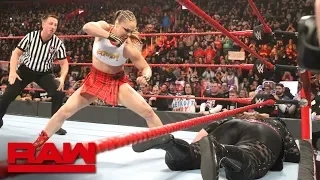 Ronda Rousey & Natalya vs. Nia Jax & Tamina: Raw, Dec. 31, 2018
