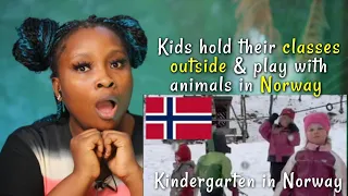 Kindergarten in Norway | First Time REACTION (I'm Totally SHOCKED!)