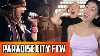 Guns N Roses - Paradise City Reaction | Her 1st Time!