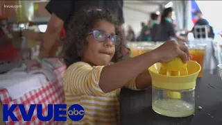 5-year-old Texas girl's lemonade stand was a hit at COTA's Formula 1 weekend | KVUE