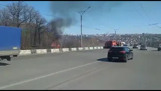 Горит дом в Чебоксарах