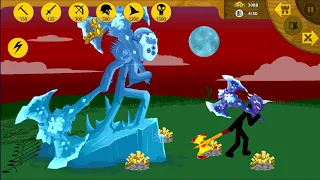 New Update Statue Glacial King Ice Vs Giant Ice Max Upgrade Power | Stick War Legacy
