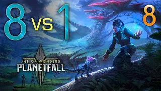 Age of Wonders: Planetfall | 8 vs 1 - Amazon Celestian #8