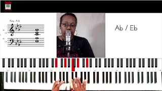 Jada on Piano 251 in the Key of Ab
