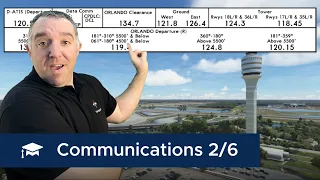 How To Read Communications on Airport Charts / Flight Simulation