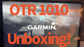 Garmin OTR 1010 unboxing and initial use. Plus Garmin ELD