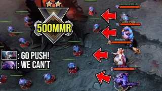 When Guardian play techies! How 500MMR defend their throne with techies..