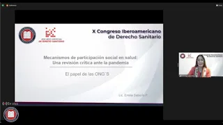 X Congreso Iberoamericano de Derecho Sanitario- Emilia Saborio