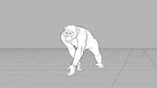 Chimp Walk Cycle