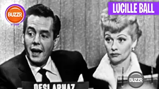 GAME SHOW COMEDY GOLD! Lucille Ball & Desi Arnaz on What's My Line? 1955 | BUZZR