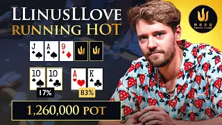 LLinusLLove's High Stakes Domination | 1st Place $600,000 at Triton Poker