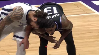 Steven Adams rubbing his head against Tristan's head is so funny 🤣